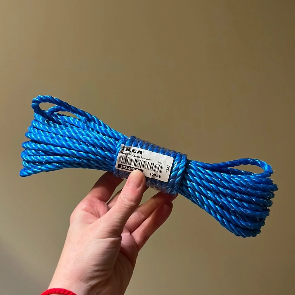 Blue Rope IKEA item 282.603.00 17989 New With Tags